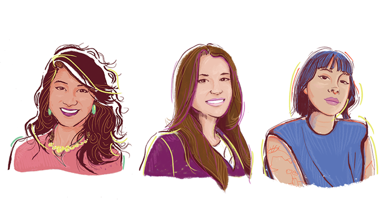 illustrations of our friends of the podcast